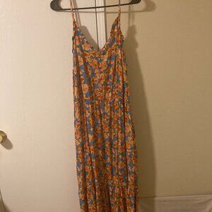 XL Time And Tru Ruffle Sundress EUC